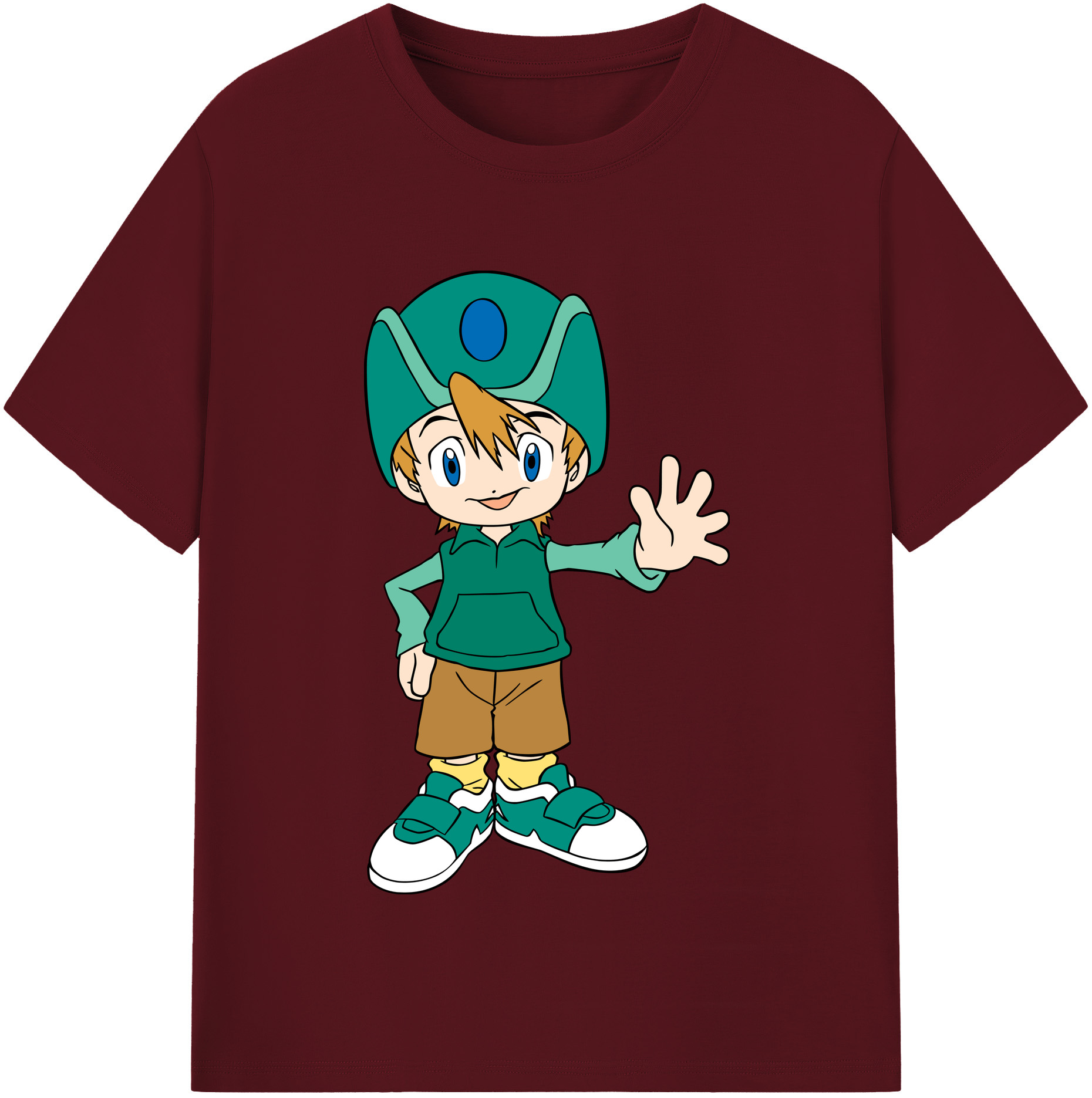 （画像用） Digimon デジタルモンスター/デジモン 綿100％半袖Tシャツ（フロントプリント）